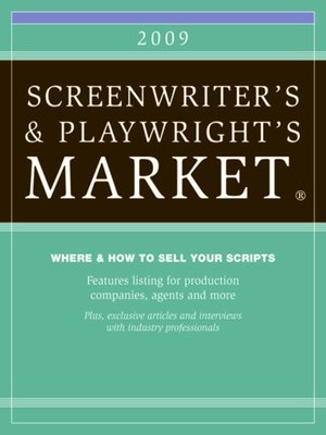 cover image of 2009 Screenwriter's and Playwright's Market